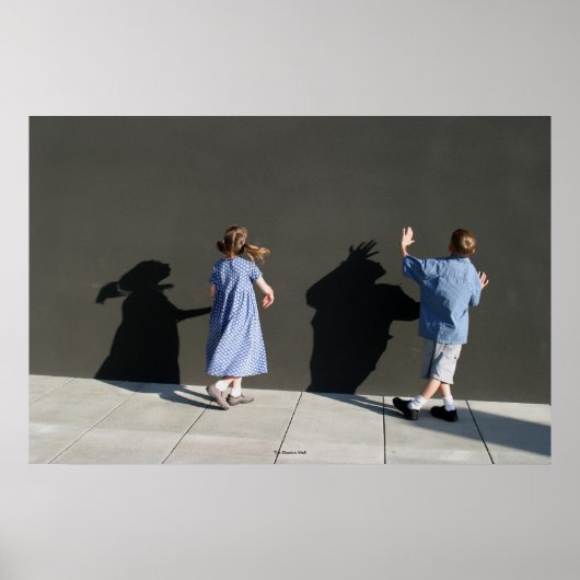 影の壁 ポスター (正面)