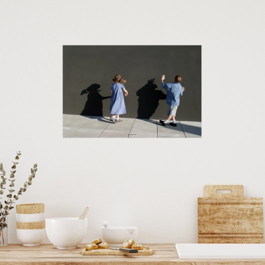 影の壁 ポスター (キッチン)