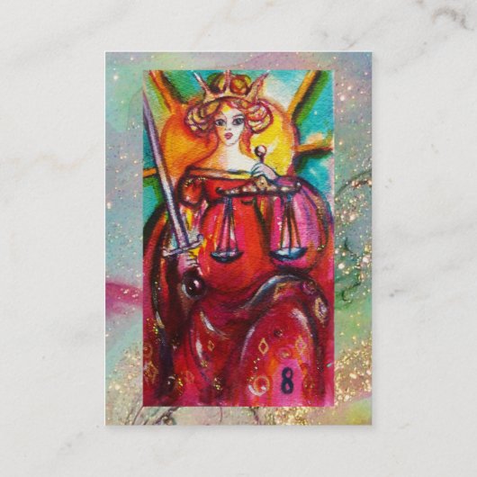 影の失ったタロット 名刺 (裏面)