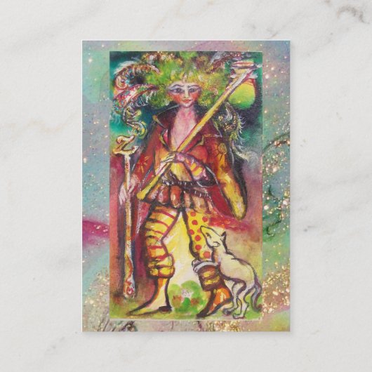 影の失ったタロット 名刺 (裏面)