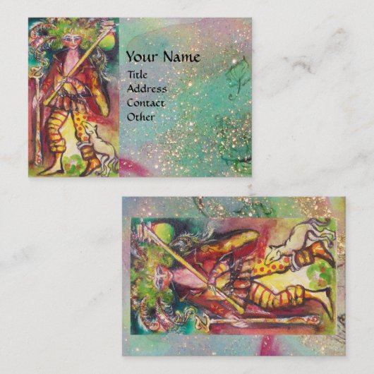 影の失ったタロット 名刺 (正面/裏面)