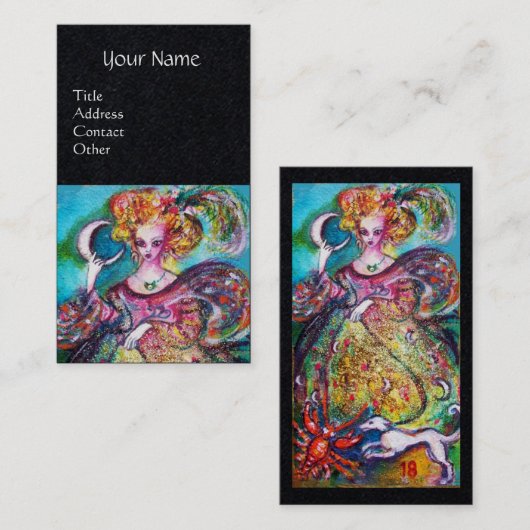 影の失ったタロット 名刺 (正面/裏面)