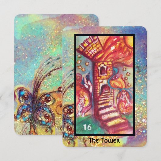 影の失った塔 案内状 (正面/裏面)