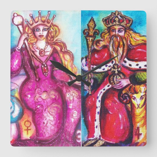 影の失った太子 スクエア壁時計 (正面)