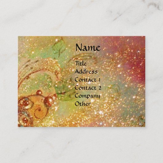 影の失った庭飛んでいる園 名刺 (正面)