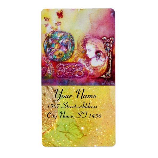 影の失った庭 ラベル (正面)