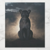 影の守護者：威厳のある雌 ワインラベル (シングルラベル)