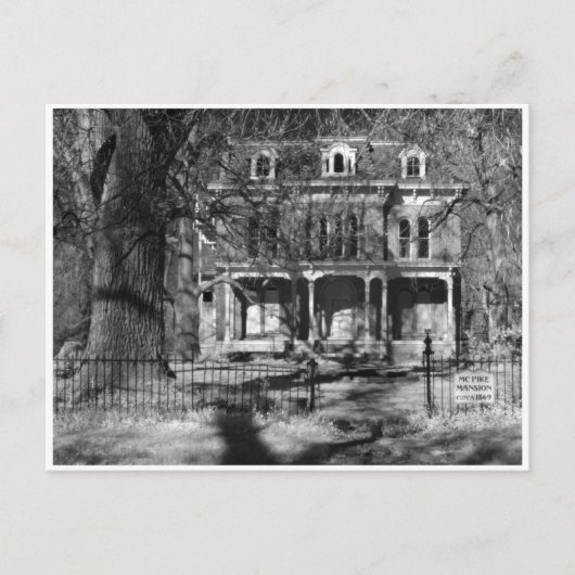 影の家、キャビネットカード ポストカード (正面)