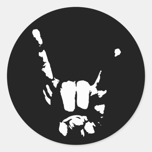 影の岩 ラウンドシール (正面)