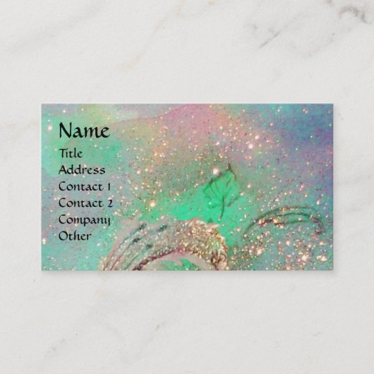 影の庭バタフライ失ったモノグラム 名刺 (正面)