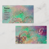 影の庭バタフライ失ったモノグラム 名刺 (正面/裏面)