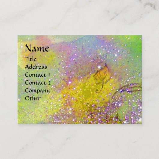 影の庭バタフライ失ったモノグラム 名刺 (正面)