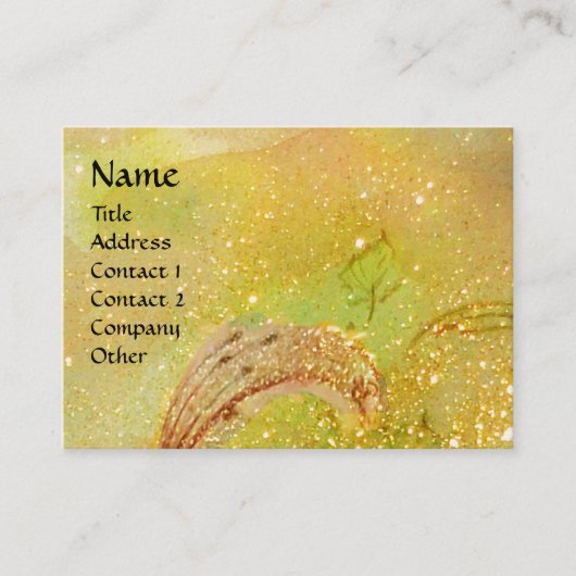 影の庭バタフライ失ったモノグラム 名刺 (正面)