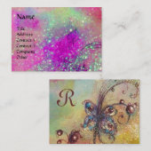 影の庭バタフライ失ったモノグラム 名刺 (正面/裏面)