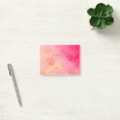 影の庭ピンク失った色の金ゴールドきらめく ポストイット (オフィス)