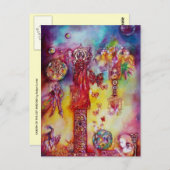 影の庭失った園、フェイリーと蝶 ポストカード (正面/裏面)