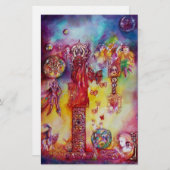 影の庭失った園、フェイリーと蝶 便箋 (正面/裏面)