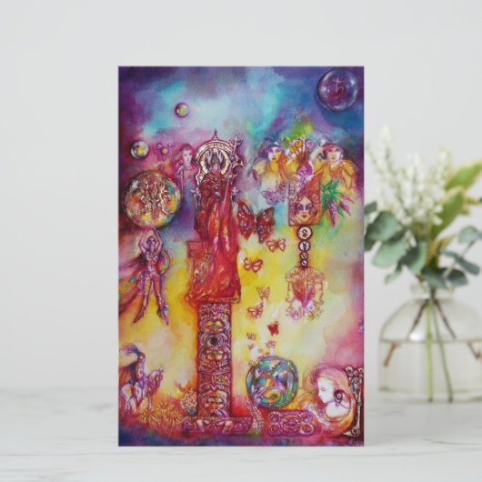 影の庭失った園、フェイリーと蝶 便箋 (スタンド正面)