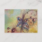 影の庭失った魔法バタフライプラントブルー 名刺 (裏面)