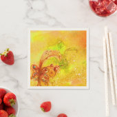 影の庭失った魔法蝶の植物 スタンダードカクテルナプキン (インサイチュ)