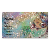 影の庭失った魔法蝶の植物 マグネット名刺 (正面)