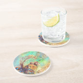 影の庭失った – バタフライプラントブルー コースター (側面)