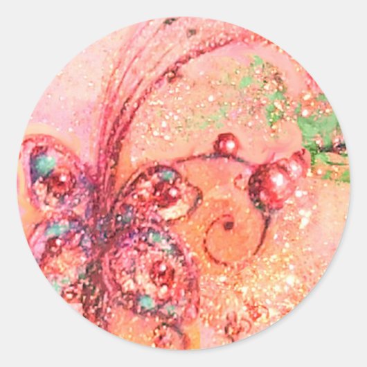 影の庭失った – バタフライプラント ラウンドシール (正面)