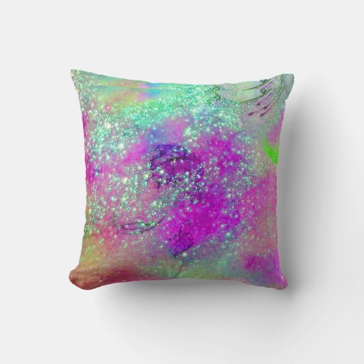 影の庭失った – ピンク紫バイオレット クッション (正面)