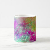 影の庭失った – ピンク紫バイオレット コーヒーマグカップ (中央)