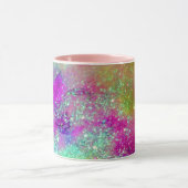 影の庭失った – ピンク紫バイオレット マグカップ (中央)