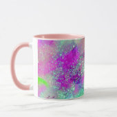 影の庭失った – ピンク紫バイオレット マグカップ (左)