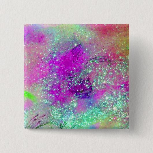 影の庭失った – ピンク紫バイオレット 缶バッジ (正面)