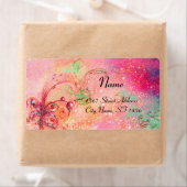 影の庭失った、ピンク色の緑 ラベル (インサイチュ)