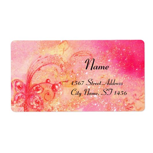 影の庭失った、ピンク ラベル (正面)