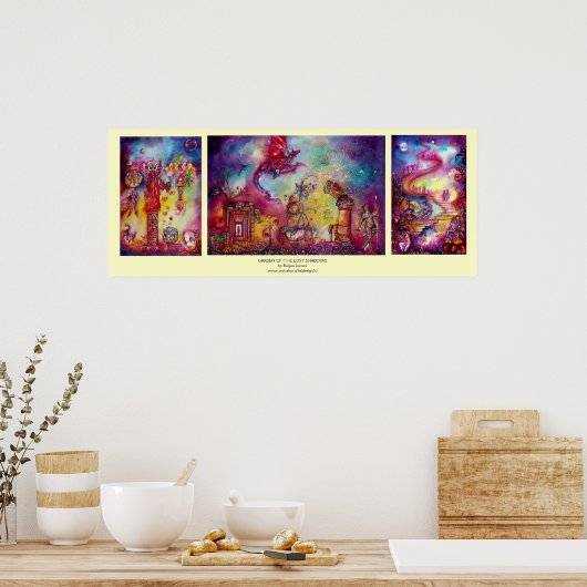 影の庭失った ポスター (キッチン)