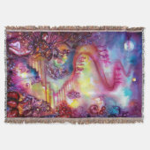 影の庭失った/神秘的な階段 スローブランケット (正面)