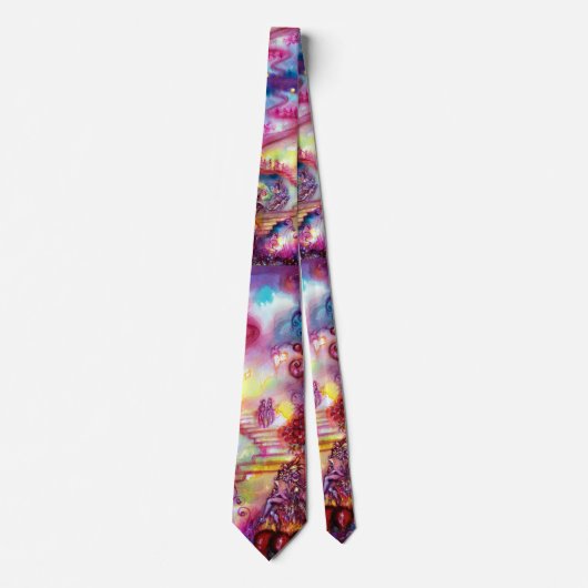 影の庭失った、神秘的な階段 ネクタイ (正面)