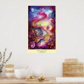 影の庭失った/神秘的な階段 ポスター (キッチン)