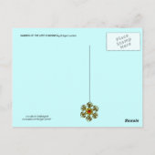 影の庭失った/神秘的な階段 ポストカード (裏面)