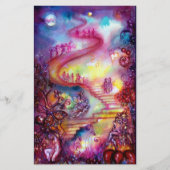 影の庭失った/神秘的な階段 便箋 (正面)