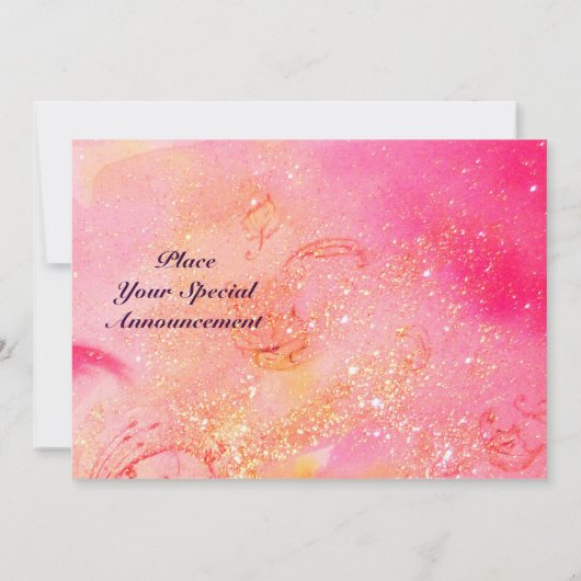 影の庭失った/神秘的な階段 案内状 (裏面)