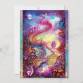 影の庭失った/神秘的な階段 案内状 (正面)