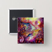 影の庭失った – 神秘的な階段 缶バッジ (正面&裏面)