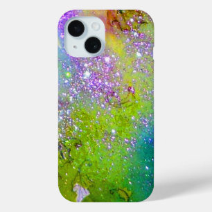 影の庭失った – 蝶の植物パープル iPhone 15ケース