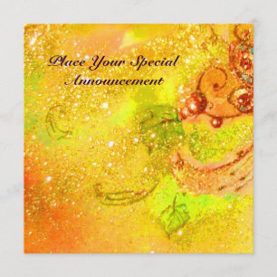 影の庭失った/蝶モノグラム 案内状