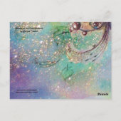 影の庭失った – 赤飛んでいる龍 ポストカード (裏面)