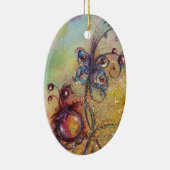 影の庭 – 失ったバタフライ植物 セラミックオーナメント (右)