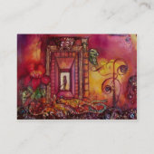 影の庭 – 失ったヘビとイグアナ 名刺 (裏面)