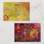 影の庭 – 失ったヘビとイグアナ 名刺 (正面/裏面)