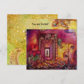 影の庭 – 失ったヘビとイグアナ 招待状 (正面/裏面)